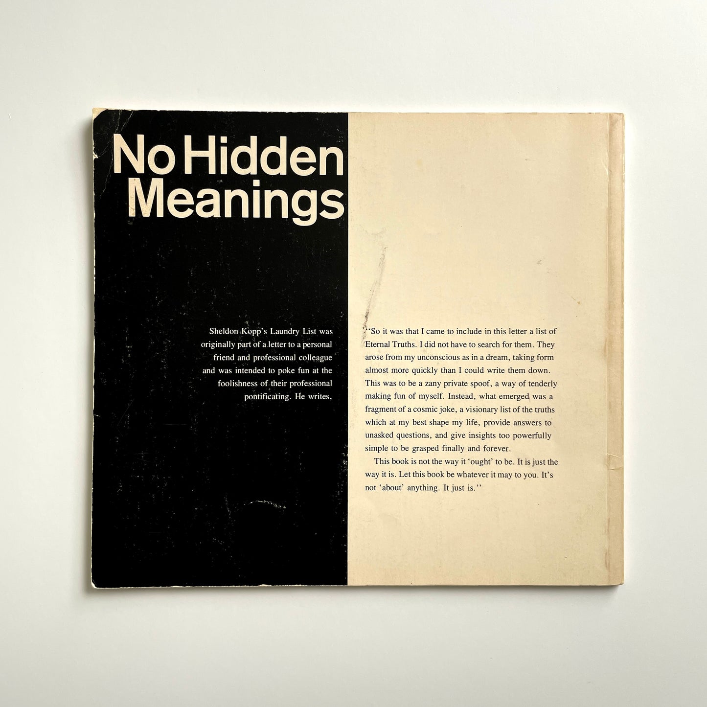 No Hidden Meanings: An Illustrated Eschatalogical Laundry List