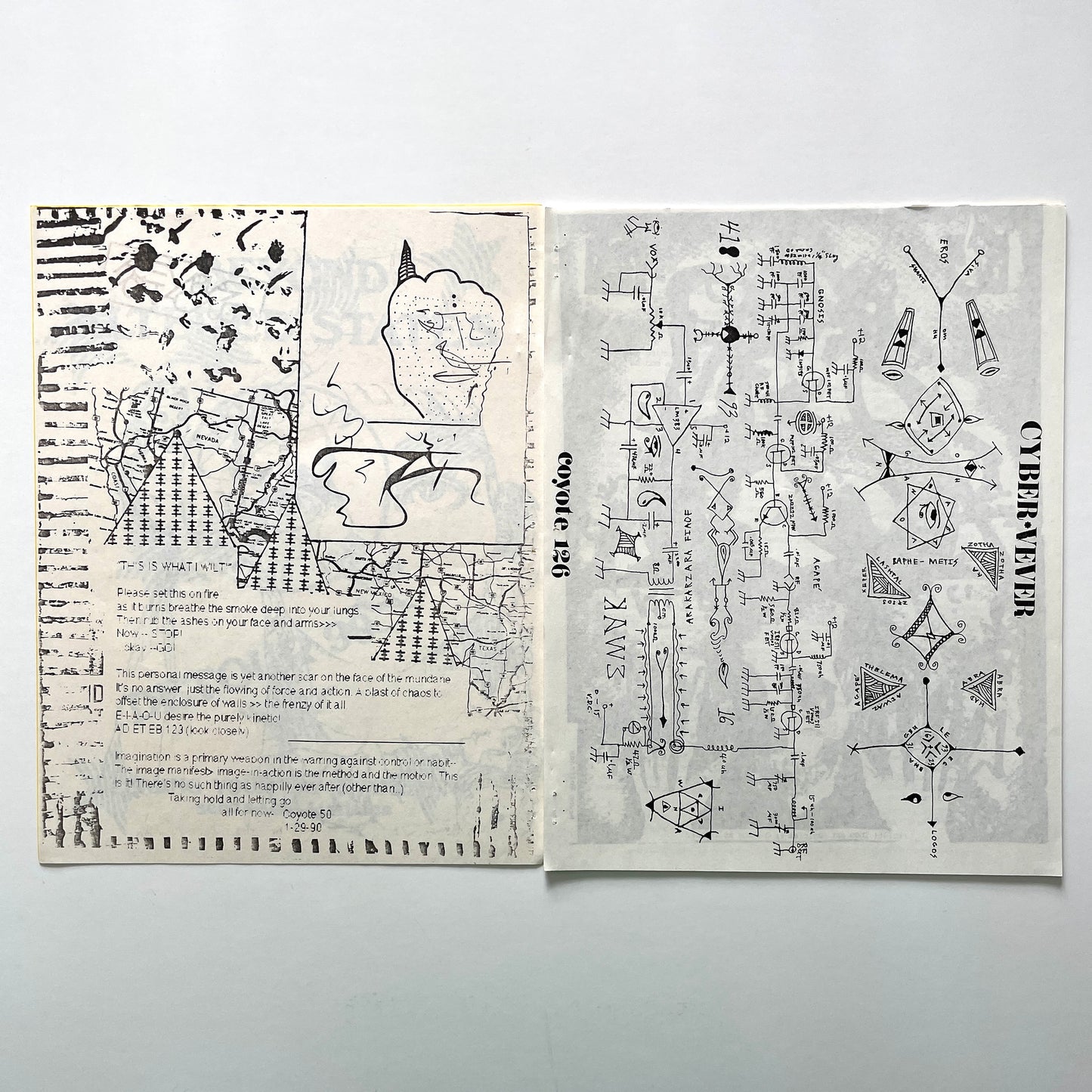 Psychic TV Zine - Back on Thee Bus Spring 1990