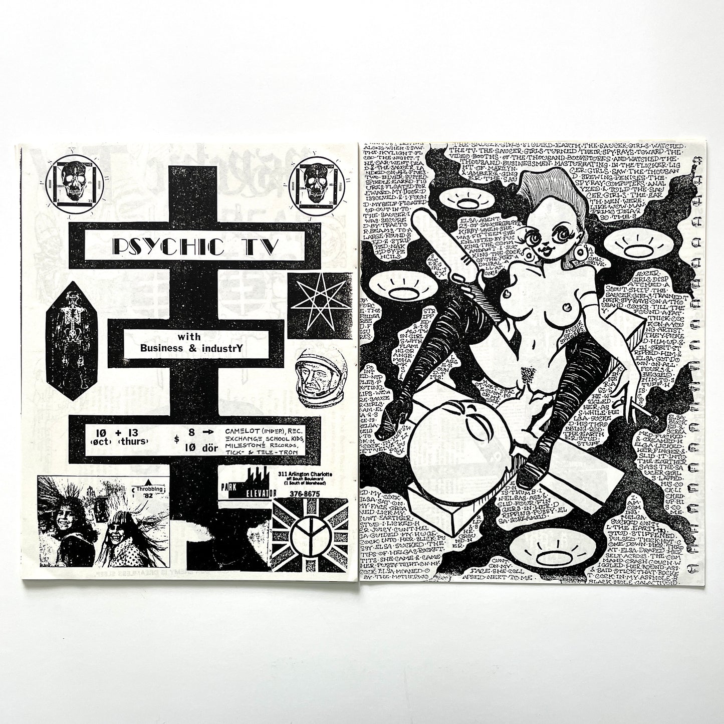 Psychic TV Zine - DeTour 88: Altered States Ov America