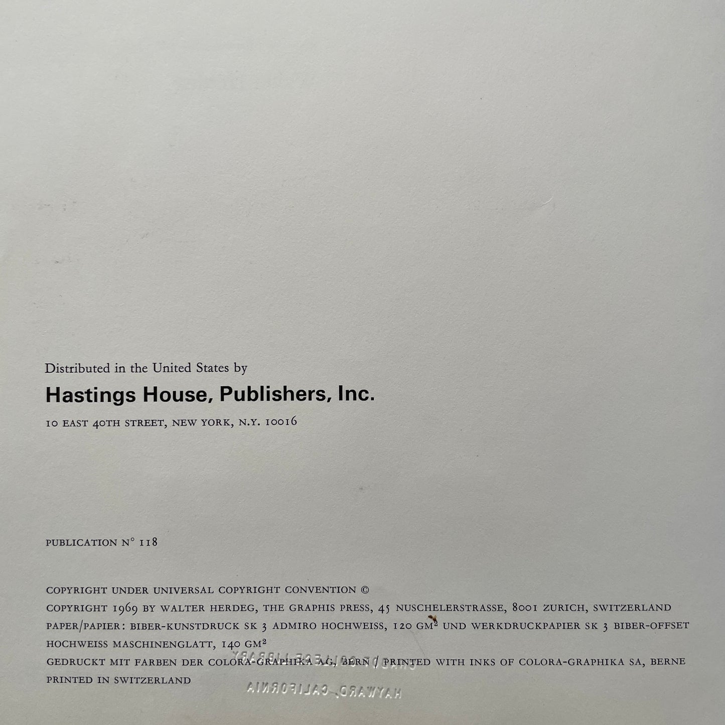 Graphis Annual 1969 / 1970