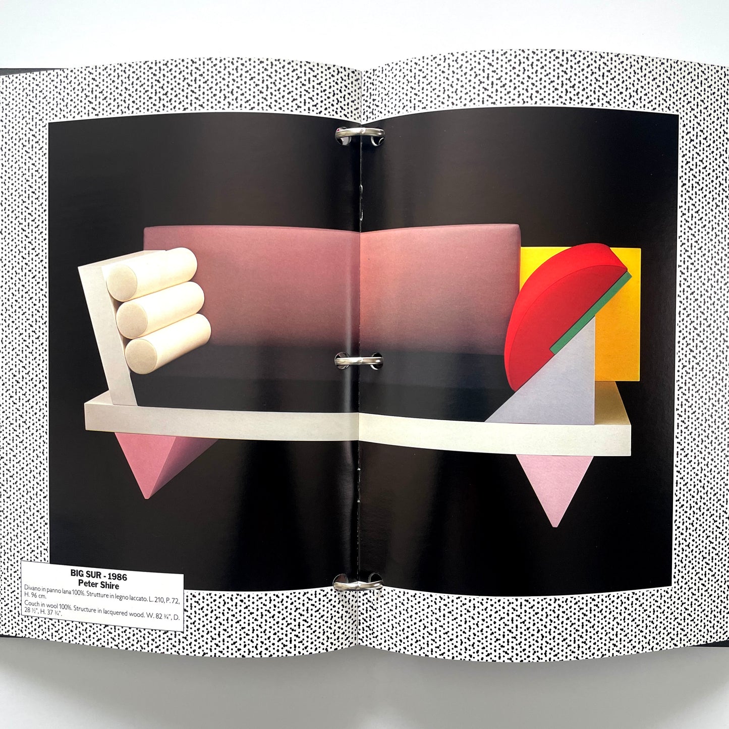 Memphis Milano Binder, Catalogs and Price List circa 1987