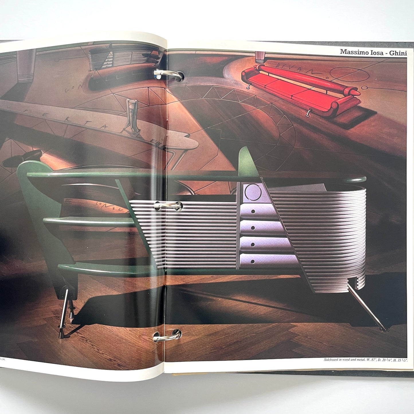 Memphis Milano Binder, Catalogs and Price List circa 1987
