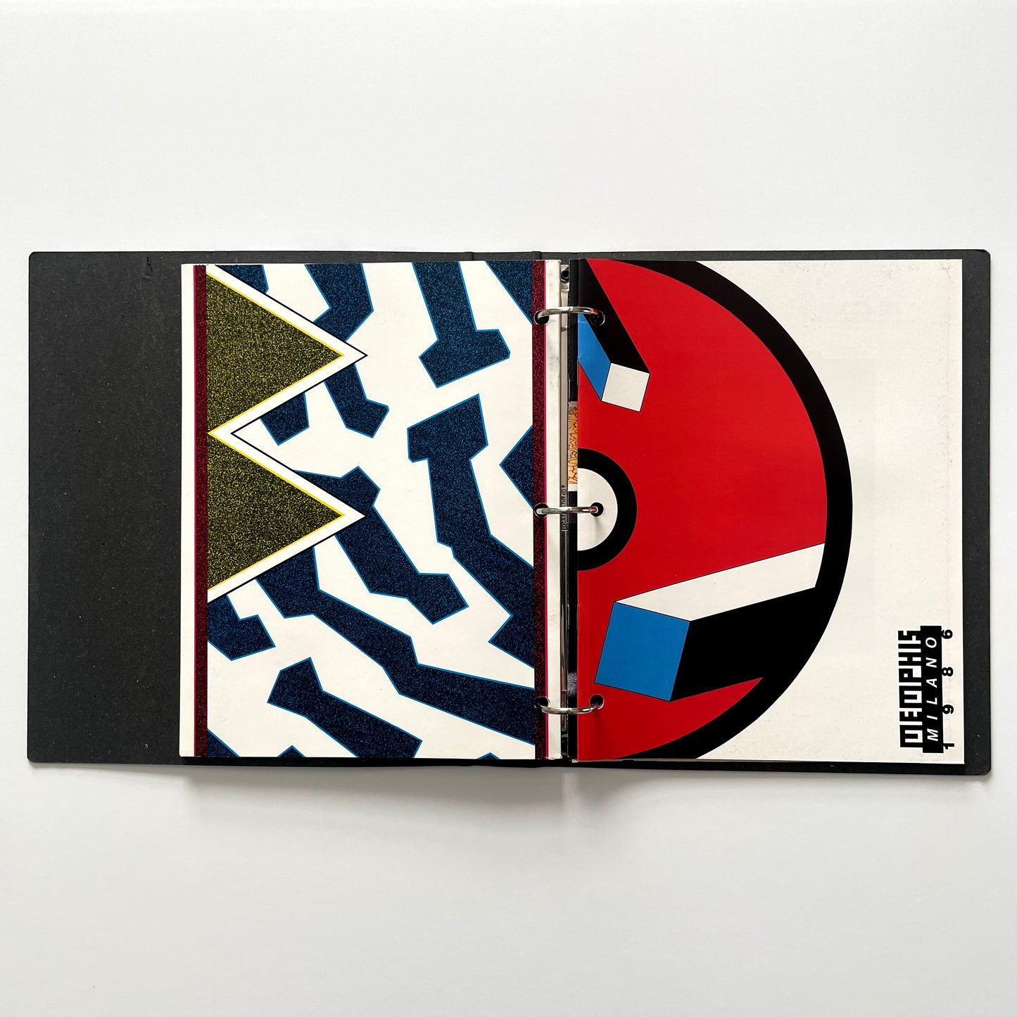 Memphis Milano Binder, Catalogs and Price List circa 1987
