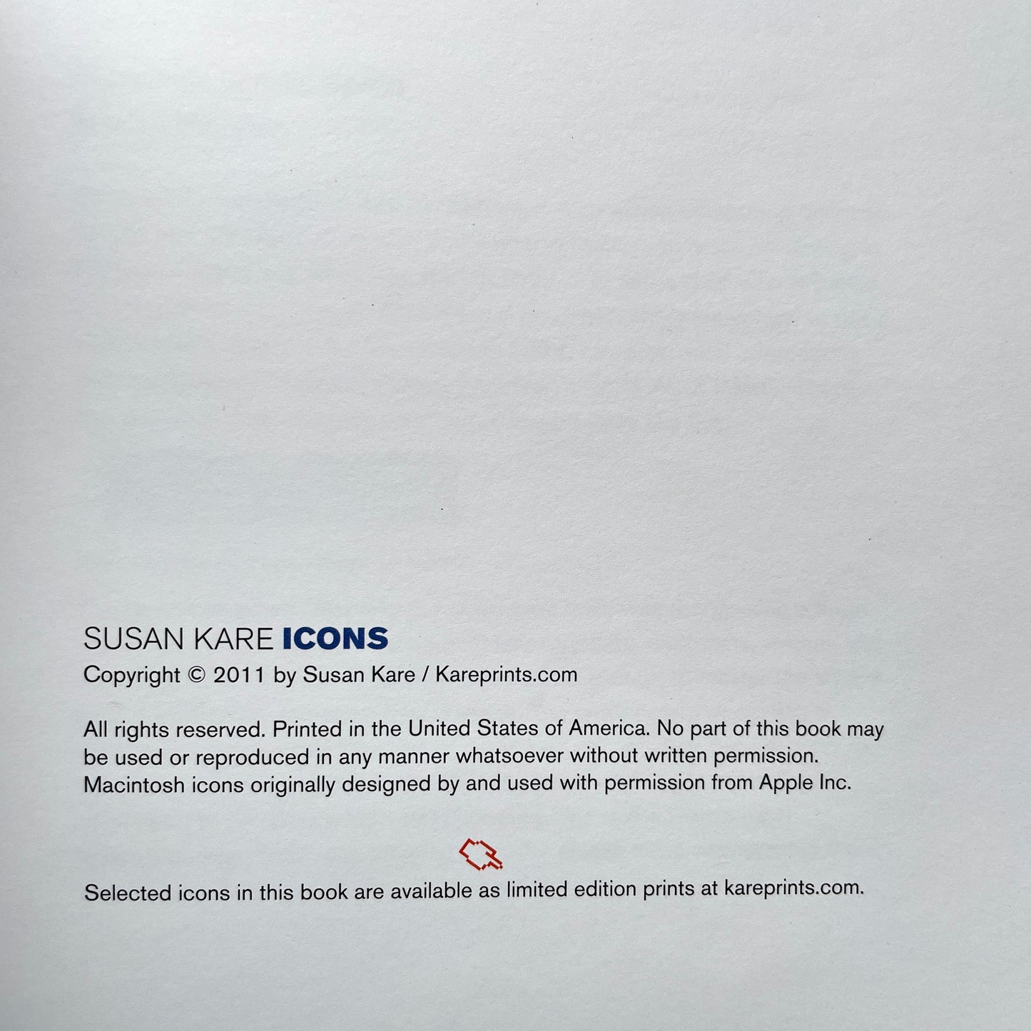 Susan Kare: Icons (Signed)
