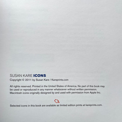 Susan Kare: Icons (Signed)