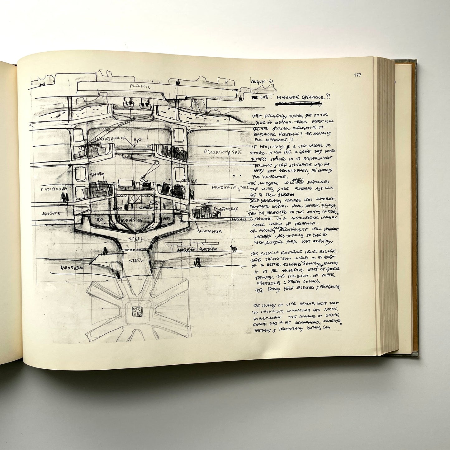 Sketchbooks of Paolo Soleri