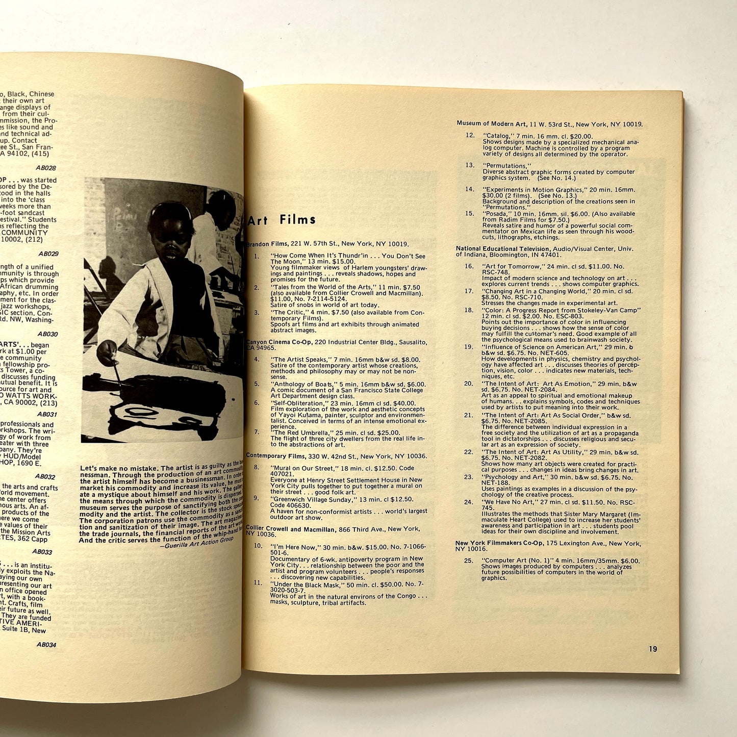 Source Catalog Vol 1: Communications