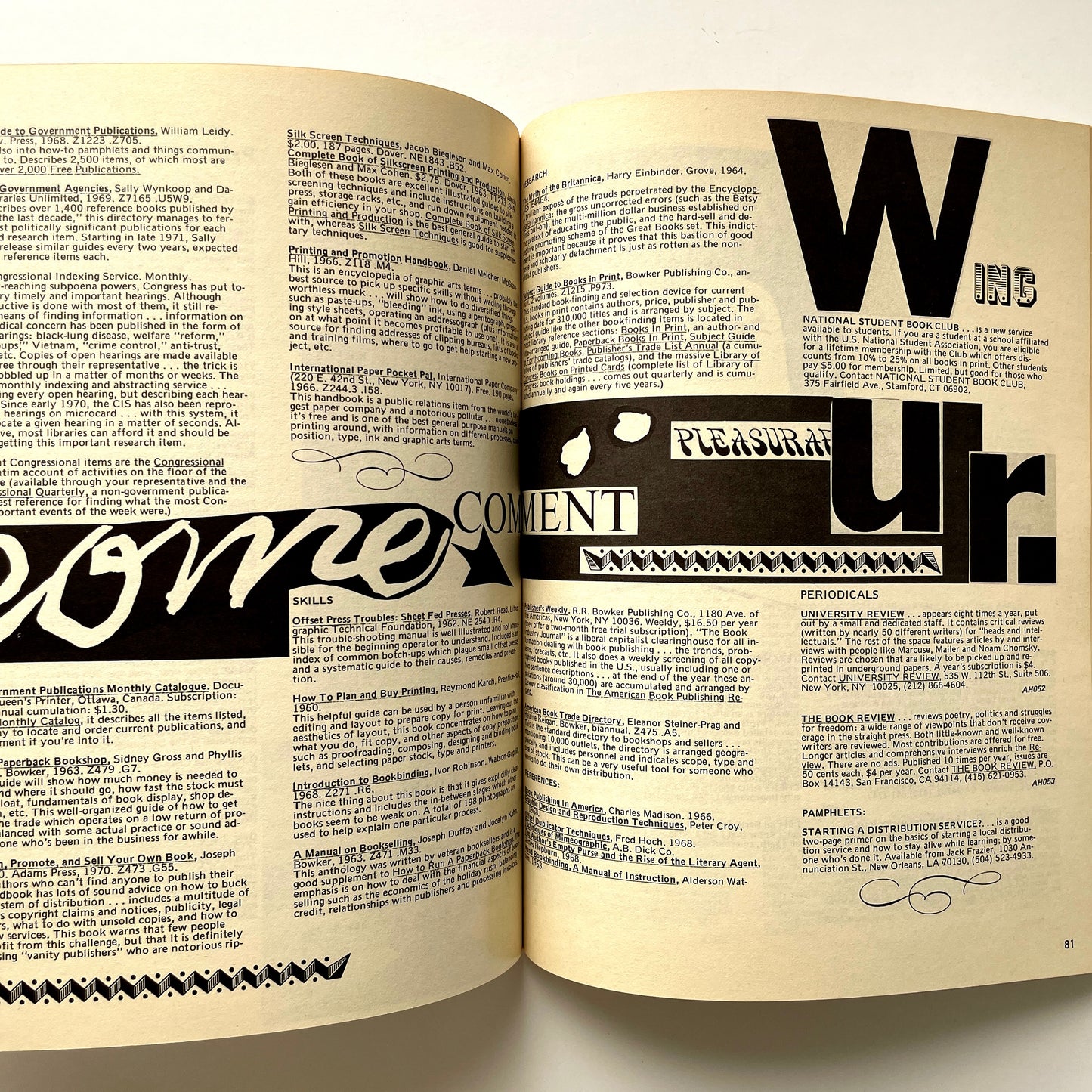 Source Catalog Vol 1: Communications