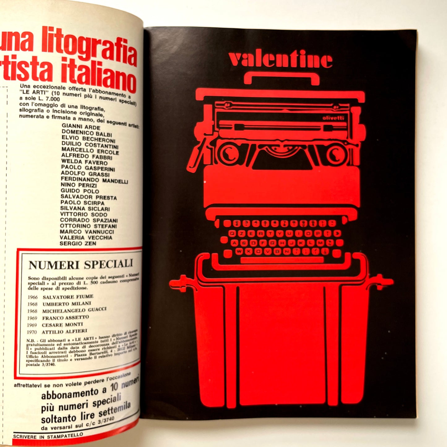 Le Arti Number 5/6 - June 1970 - XXXV Biennale Di Venezia