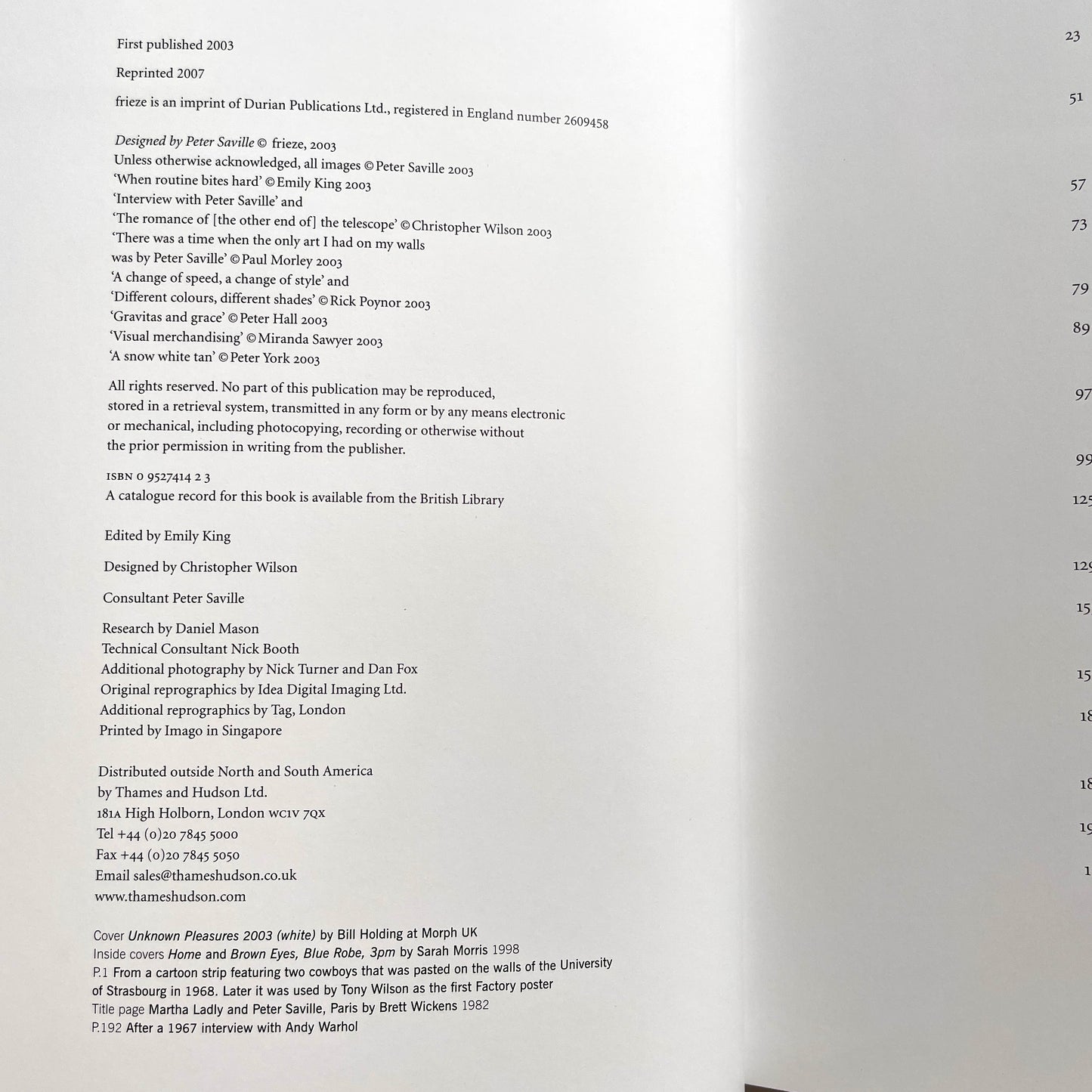 Designed by Peter Saville