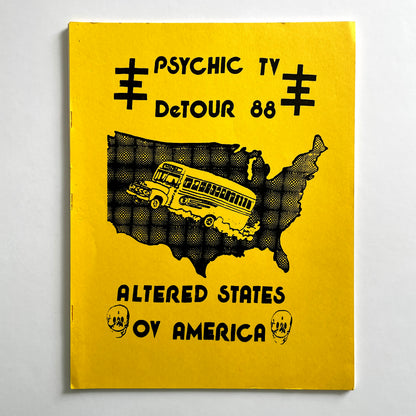 Psychic TV Zine - DeTour 88: Altered States Ov America