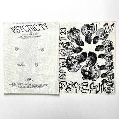 Psychic TV Zine - DeTour 88: Altered States Ov America