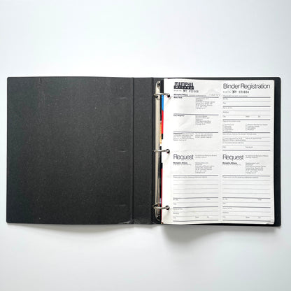Memphis Milano Binder, Catalogs and Price List circa 1987