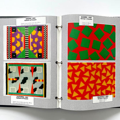 Memphis Milano Binder, Catalogs and Price List circa 1987