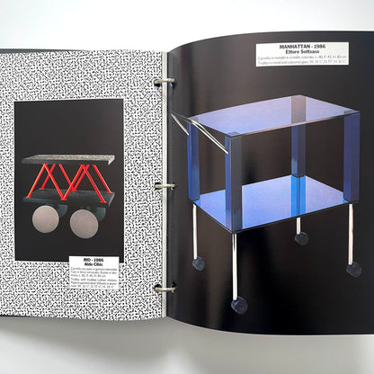 Memphis Milano Binder, Catalogs and Price List circa 1987