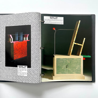 Memphis Milano Binder, Catalogs and Price List circa 1987